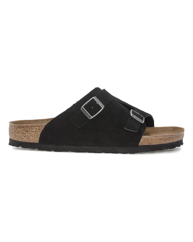 Birkenstock Zürich Black, Veloursleder 1025060 Schwarz