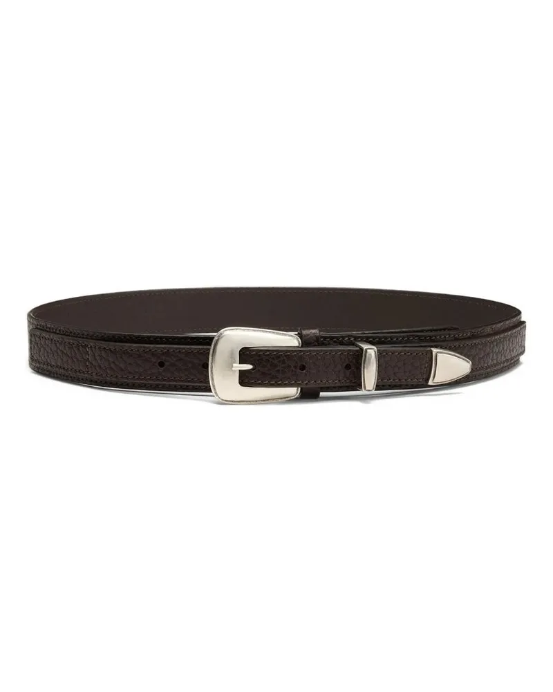 Christophe Lemaire Minimal Western Belt Braun