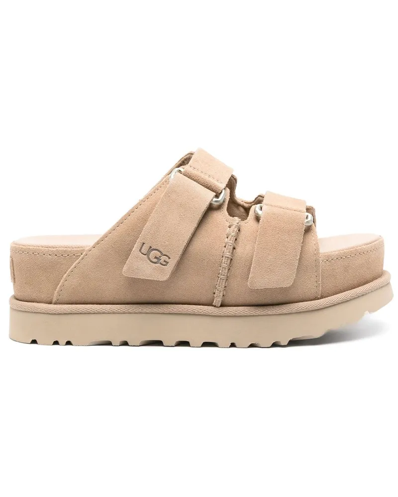 UGG w Goldenstar hi Slide 1155458 Beige