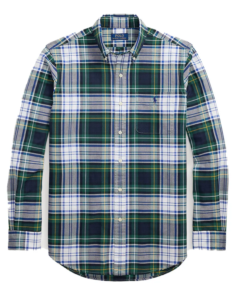 Ralph Lauren Custom Fit Sport Shirt 710p00629 Blau