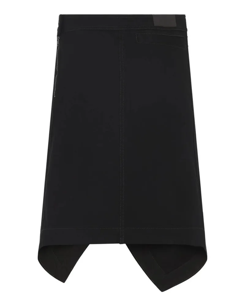 Christophe Lemaire Asymmetric Skirt Schwarz