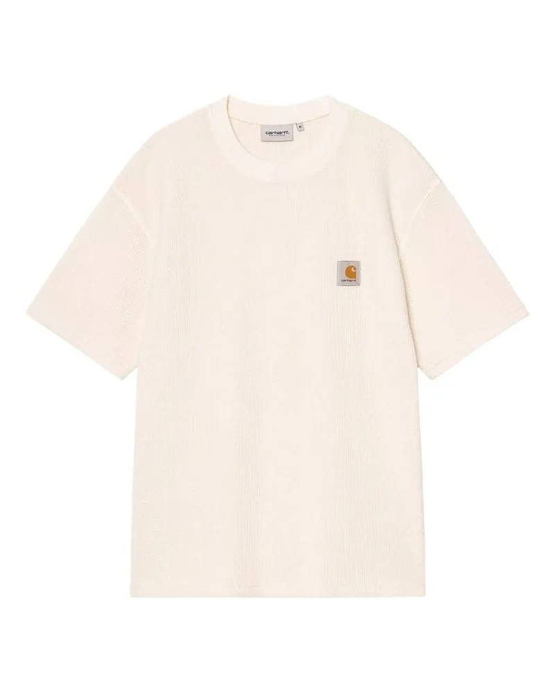 Carhartt WIP S/s Nelson Waffle T-shirt Beige