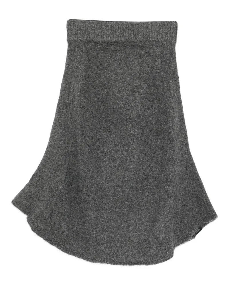 Entire Studios Flare Skirt Smoke Grau