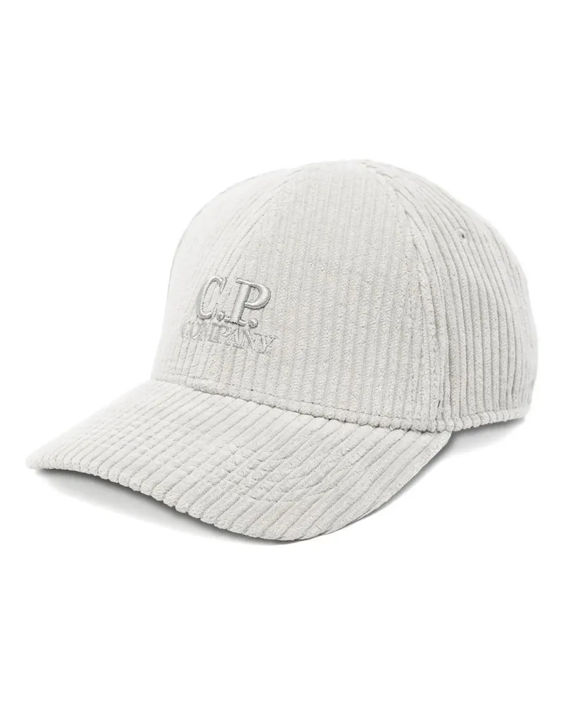 C.P. Company Accessories Baseball Cap in Corduroy 350 Grau