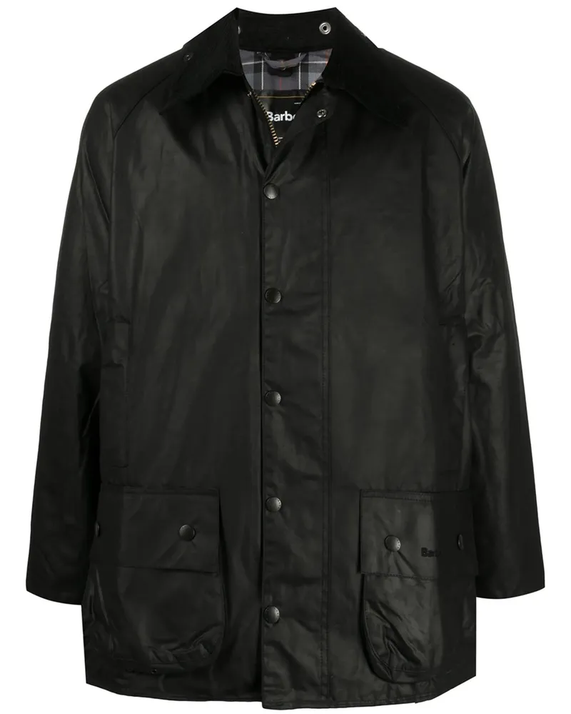 Barbour Beaufort Wax Jacket Schwarz