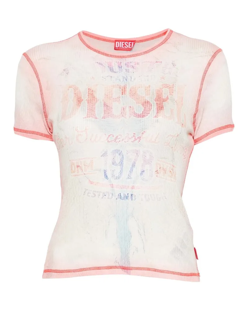 Diesel T-iana Maglietta Rot