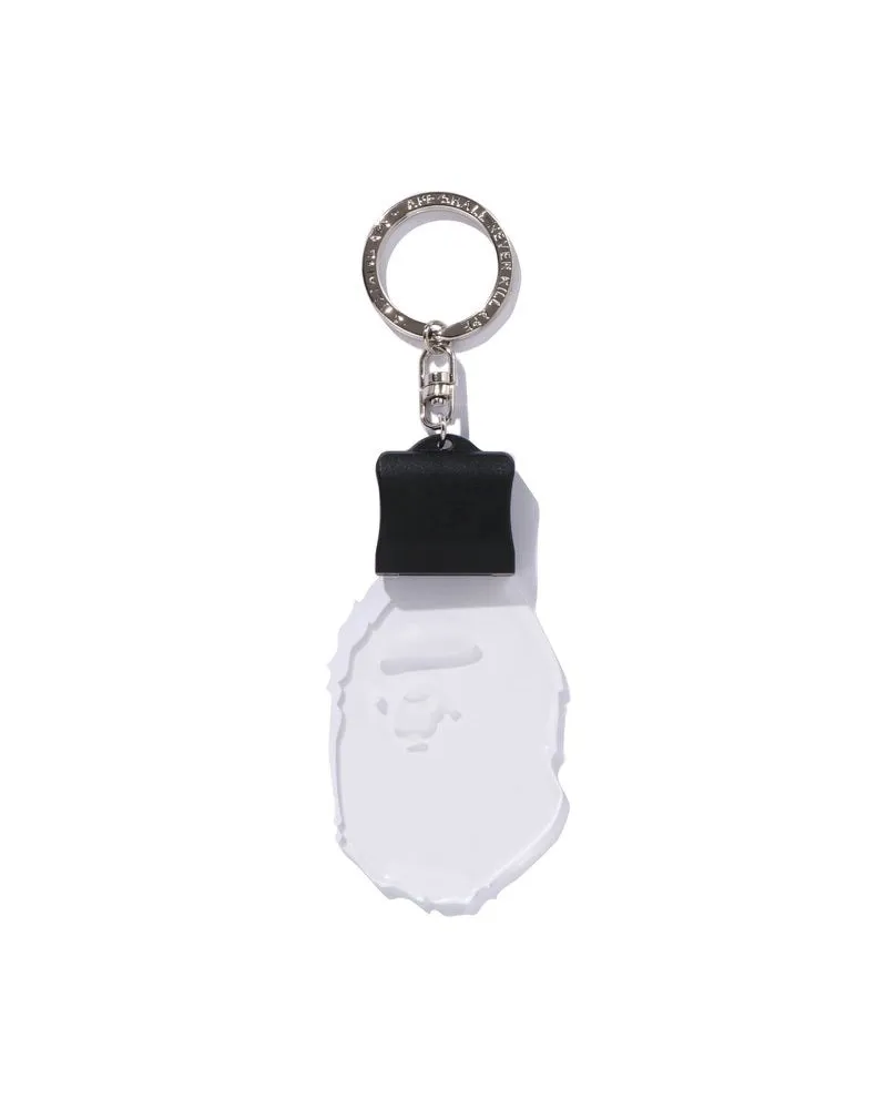 BAPE Ape Head Led Keychain m Transparent