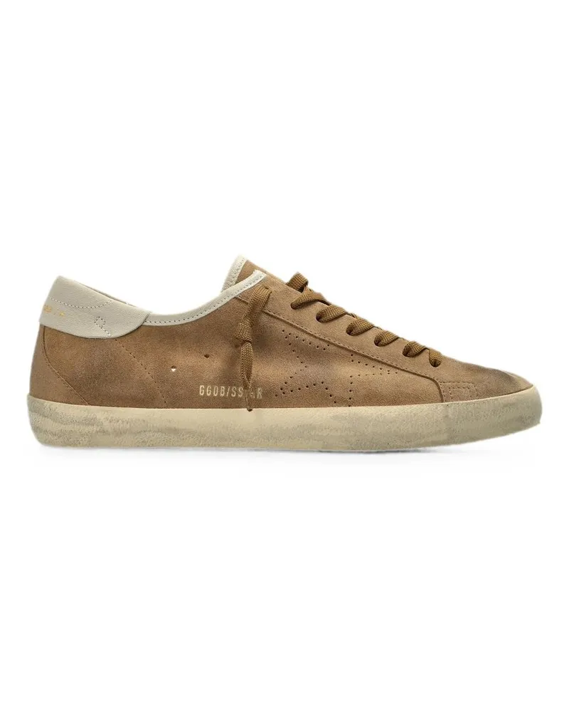 Golden Goose Super Star Suede Upper Skate Star Nappa Heel Braun