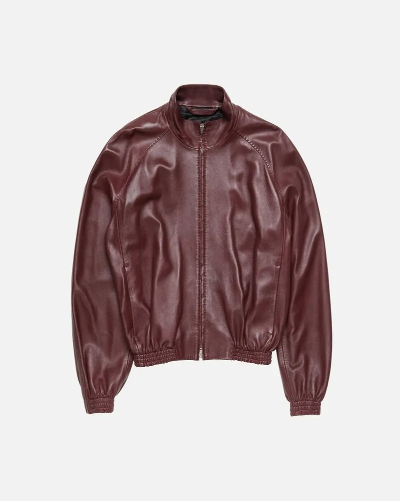 Acne Studios Fn-mn-leat000322 - Leather Outerwear Braun