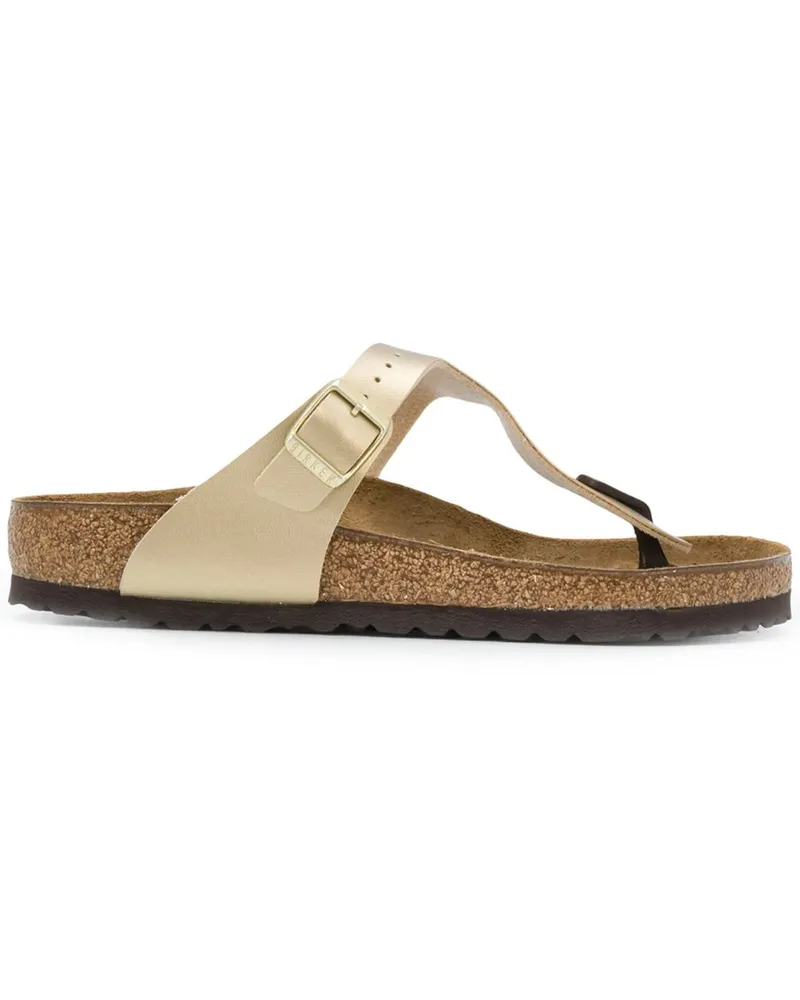 Birkenstock Gizeh Gold, Birko Flor Gold