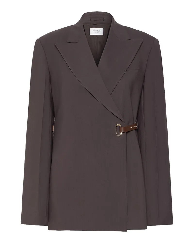SPORTMAX Blazer Cintura Spxcinta Braun