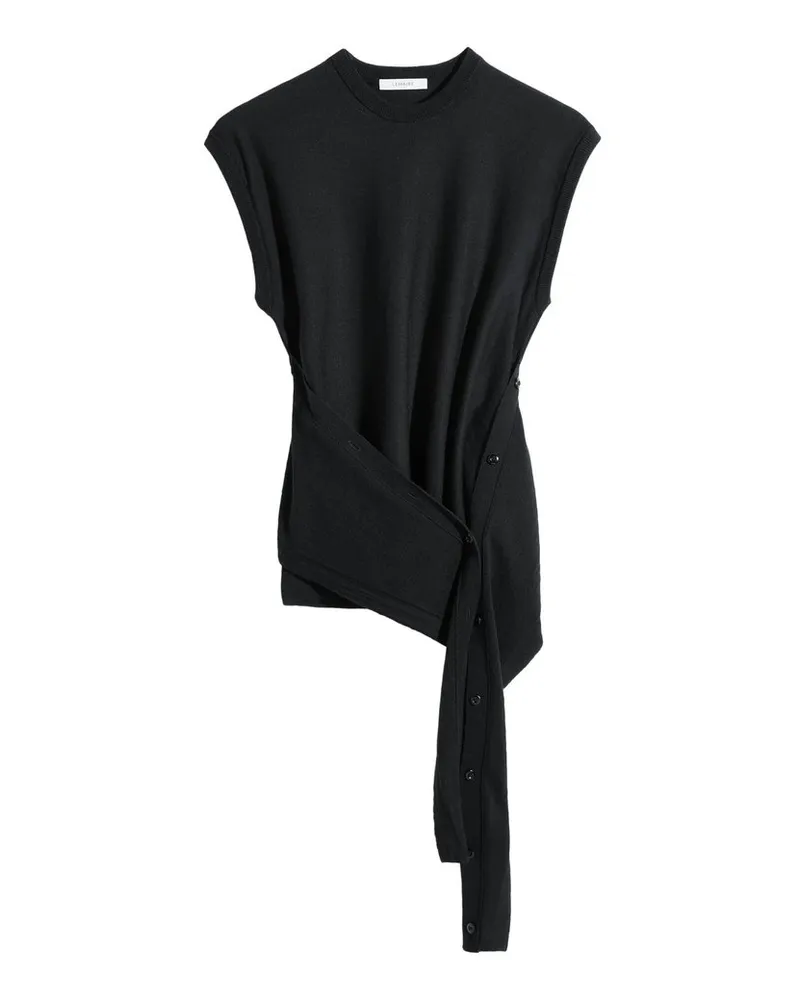 Christophe Lemaire Sleeveless Buttoned Top Schwarz