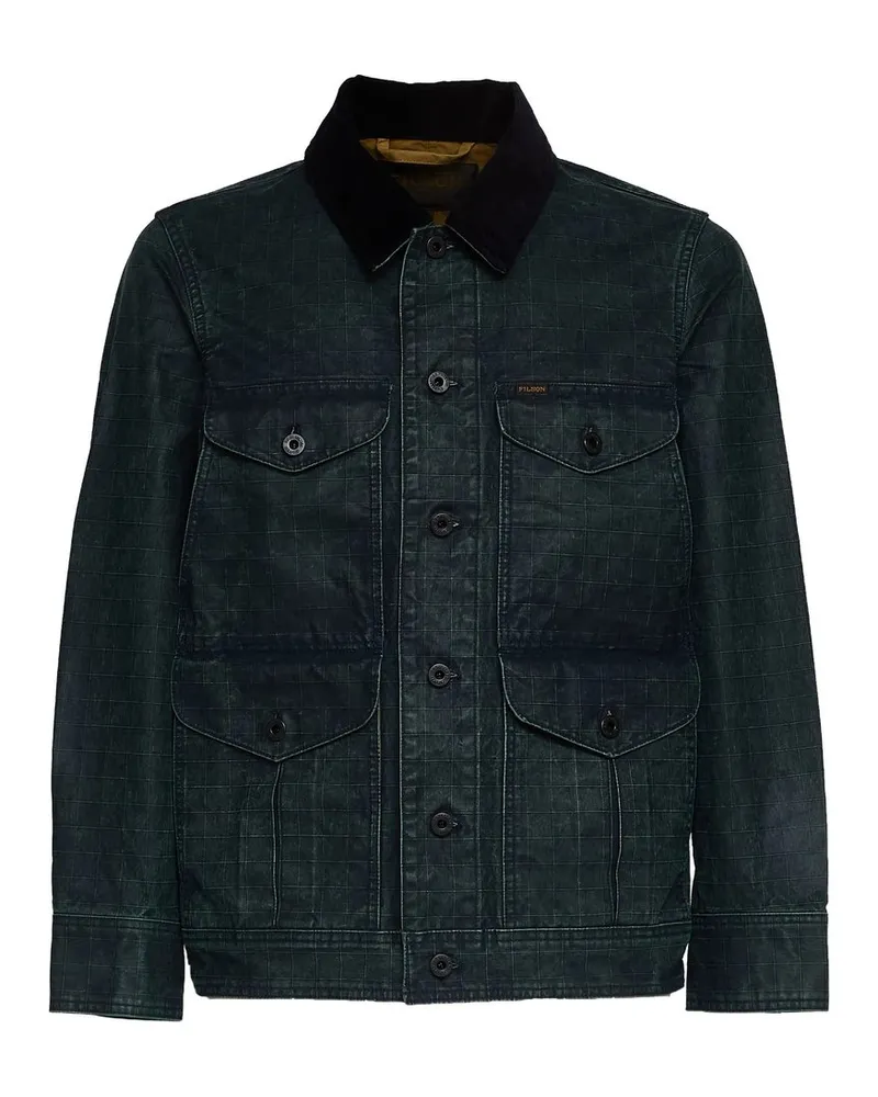 Filson Coated Journeyman Jacket Blau