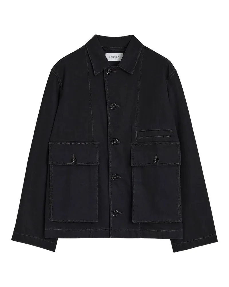 Christophe Lemaire Boxy Jacket Schwarz