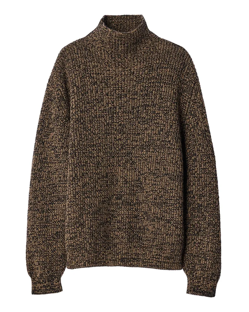 Christophe Lemaire High Neck Sweater Po0054.lk1029 Braun