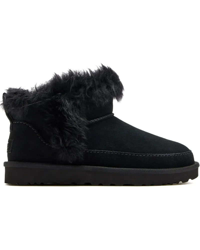 UGG w Classic Ultra Mini Chalet Schwarz