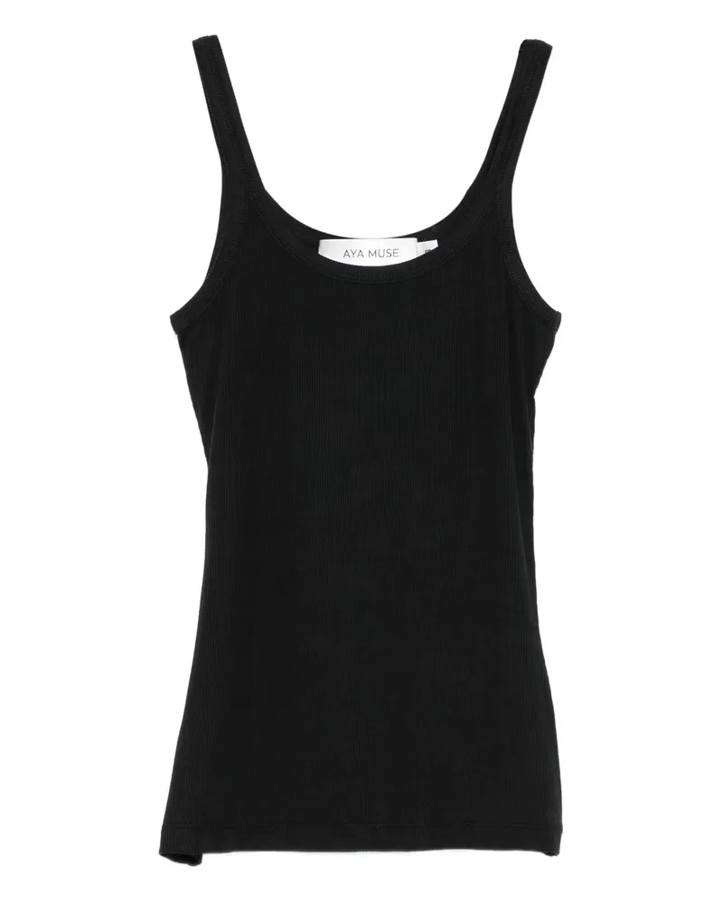 Aya Muse Ribbed Scoop Tank Mehrfarbig
