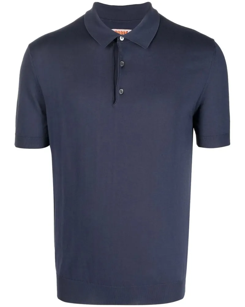 Baracuta ss Polo Knit Blau