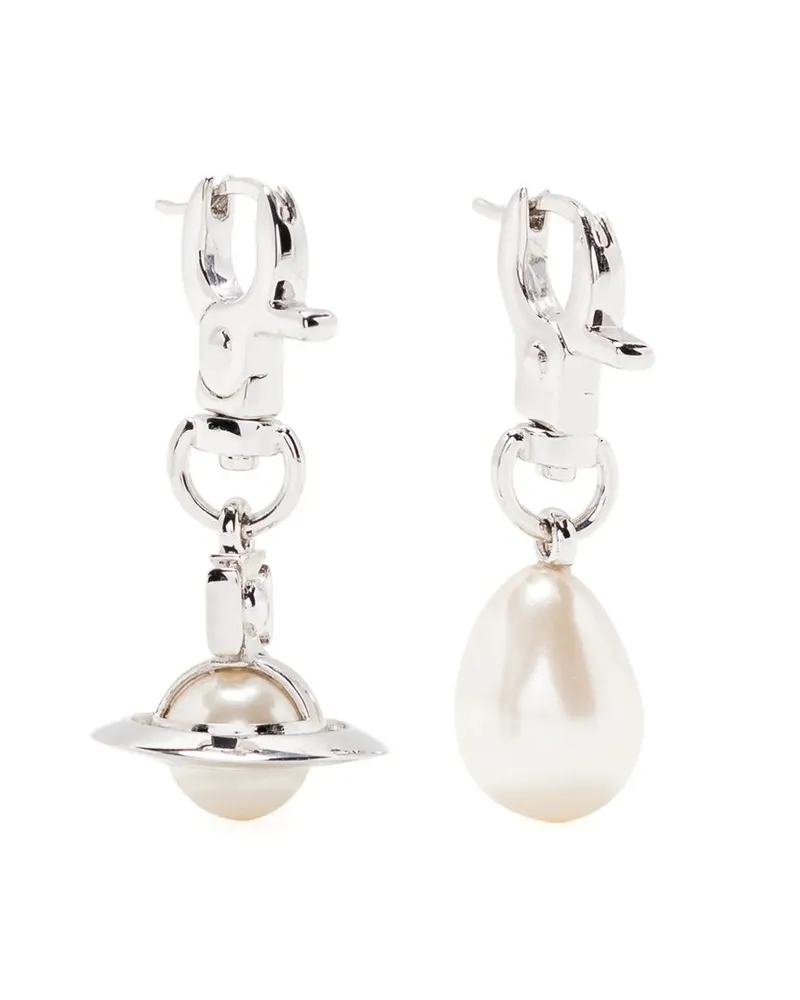 Vivienne Westwood Claude Small Earrings Silber