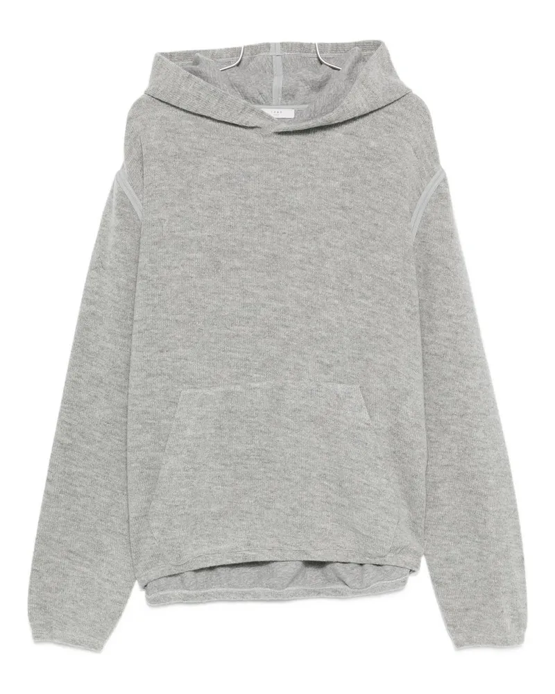 1989 STUDIO Cut Knit Hoodie Grau