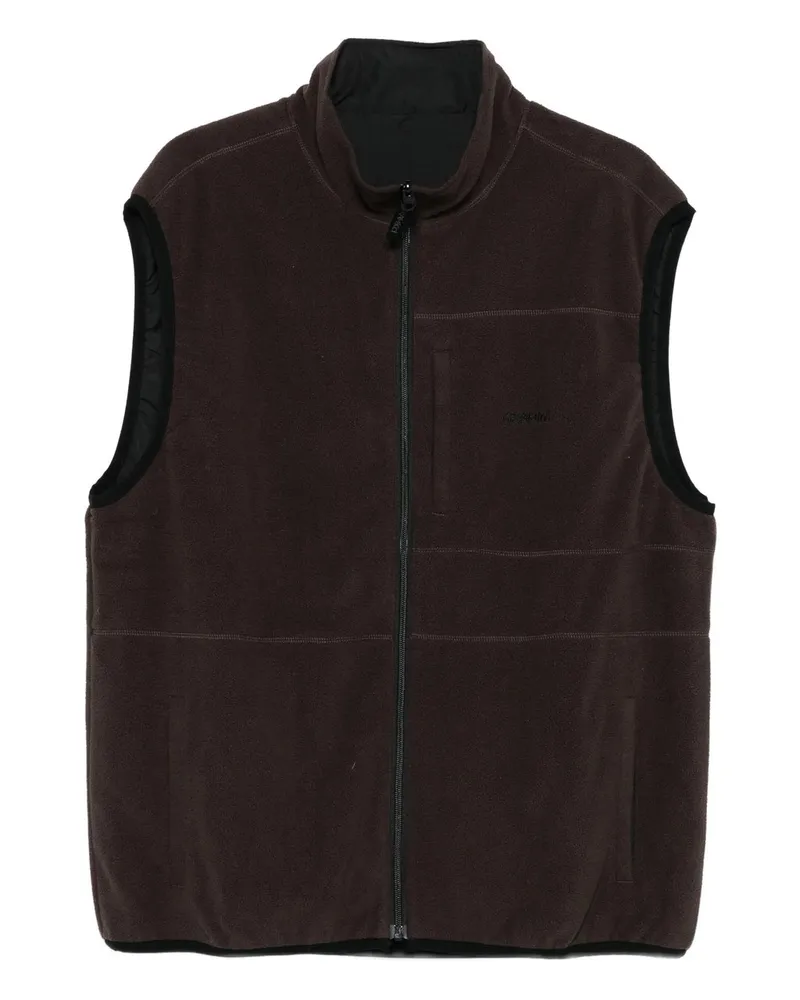 GRAMICCI Thermal Fleece Reversible Vest Braun