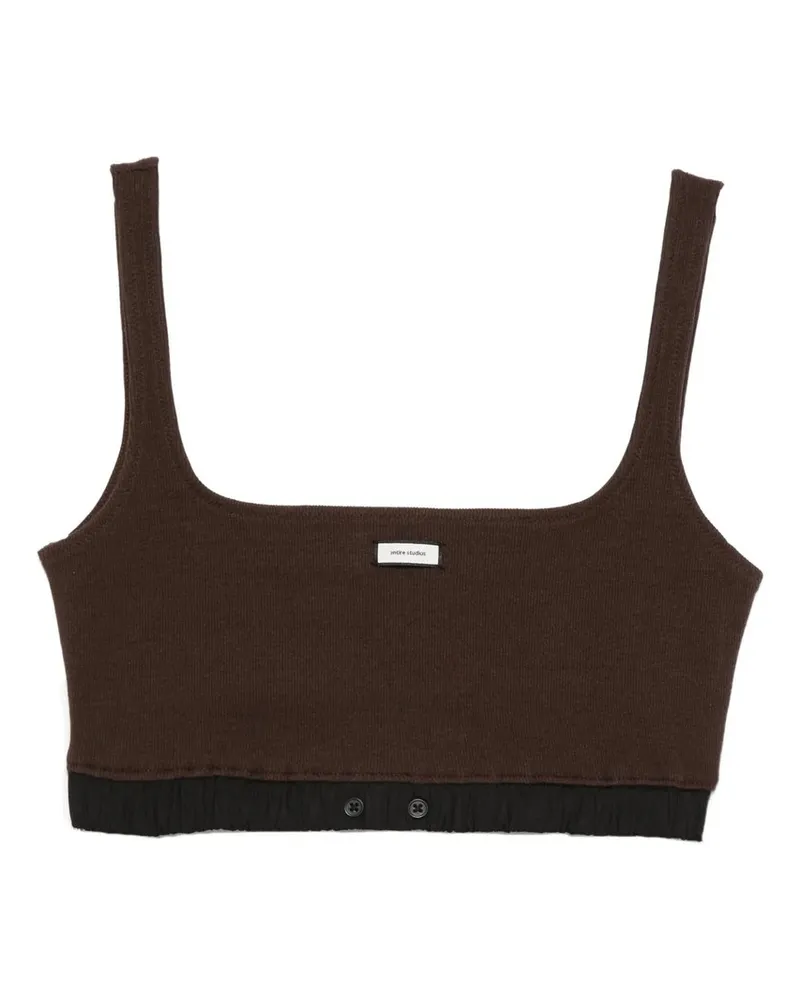 Entire Studios Lounge Bra Braun