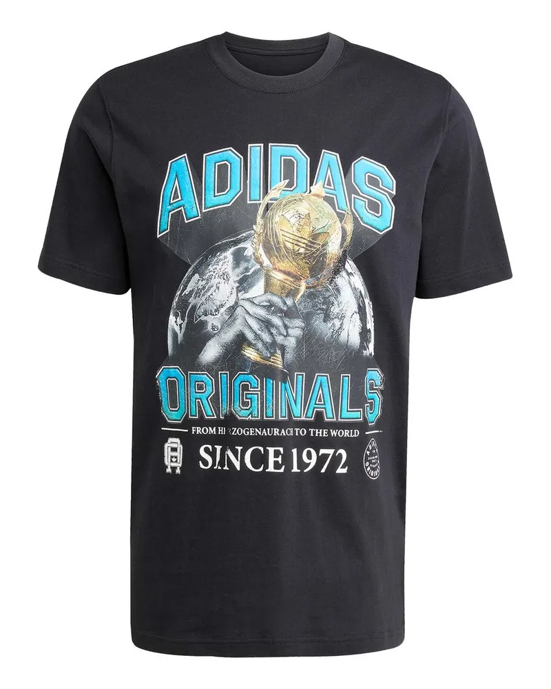 adidas Graphic Tee Schwarz