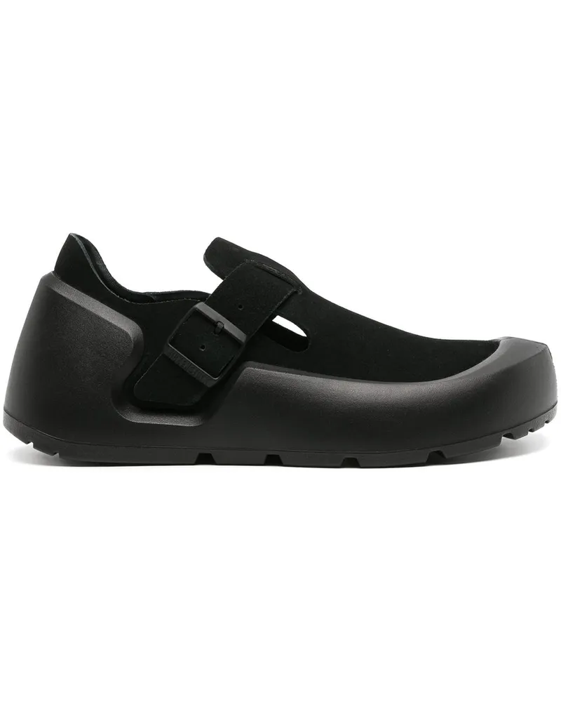 Birkenstock Reykjavik n Black, Nubuck Leather Schwarz