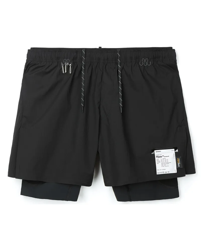Satisfy Rippy Cordura 8" Trail Shorts 12053.00000 Schwarz