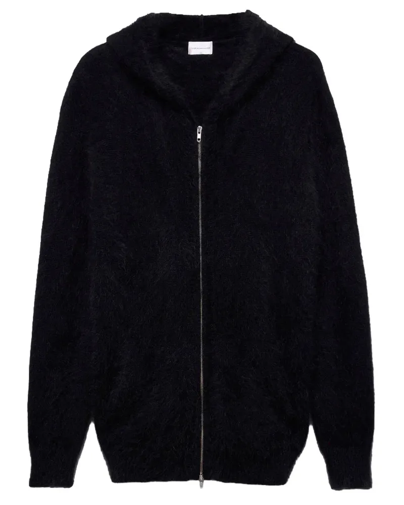 7 for all mankind Fuzzy Zip Hoodie 7nfw0h75 Schwarz