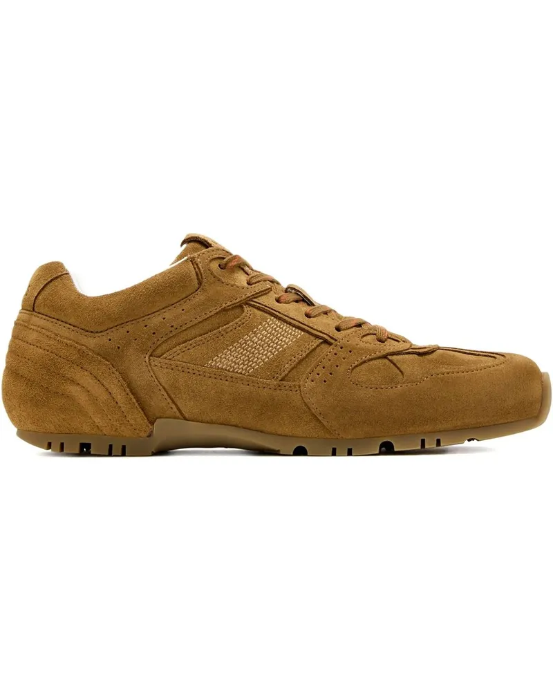 Alohas Tb.56 Suede Tan Leather Sneakers Braun