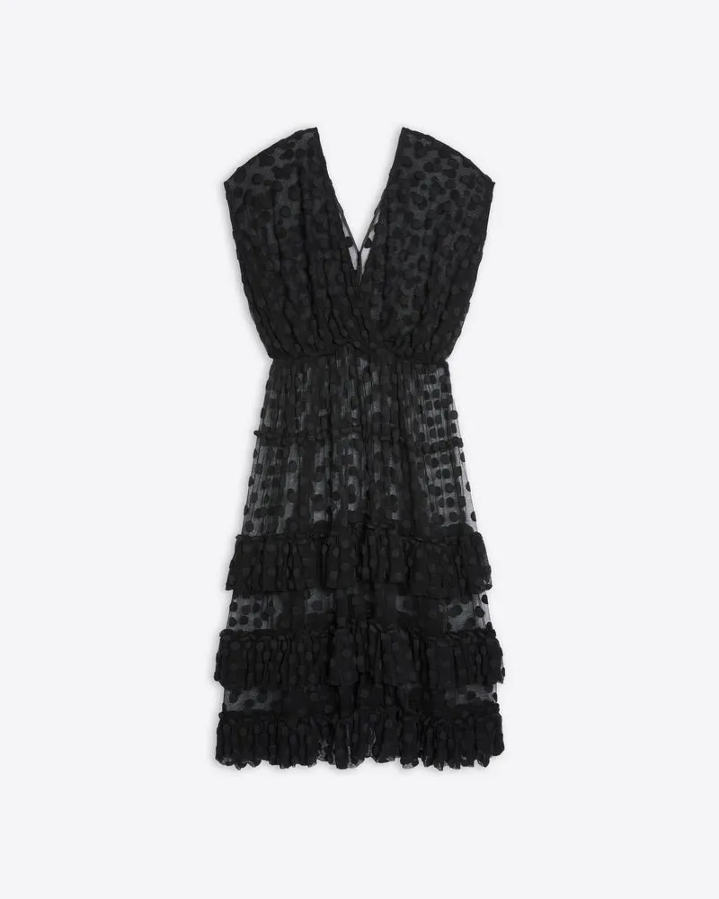 Dries van Noten Dally 3291 W.w.dress Schwarz