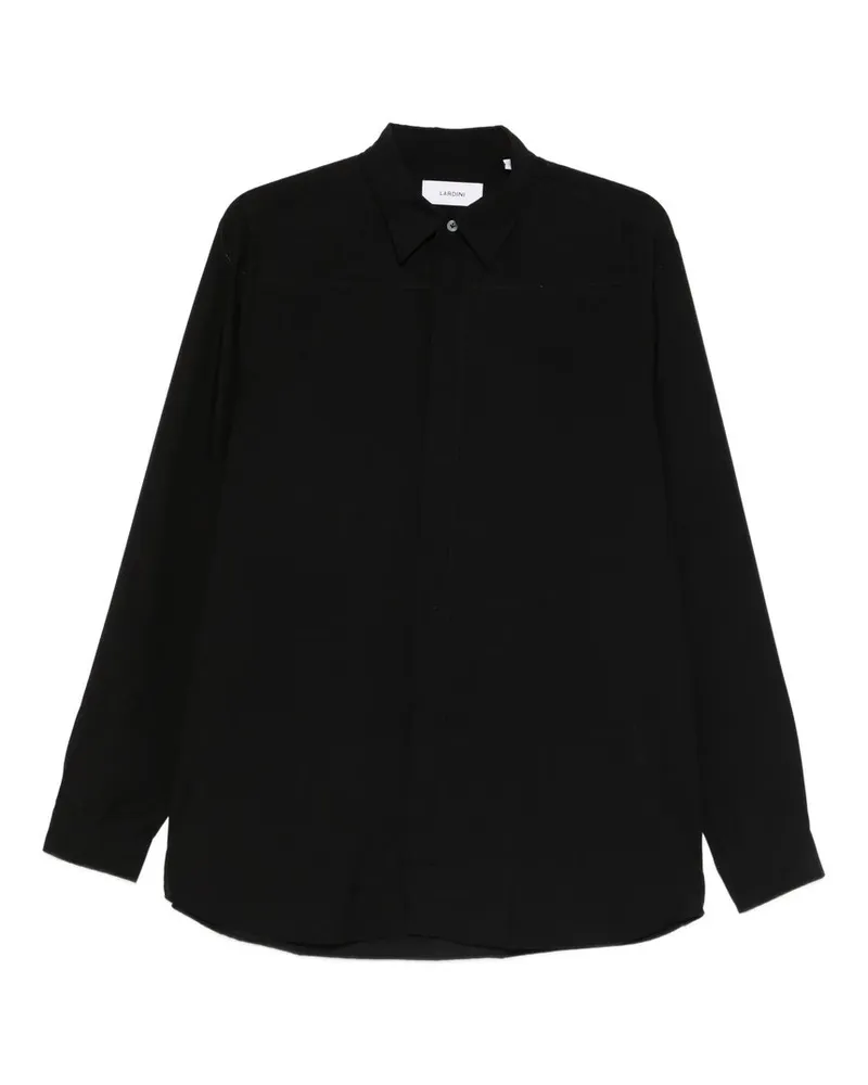 LARDINI Camicia Uomo Ricerca Schwarz