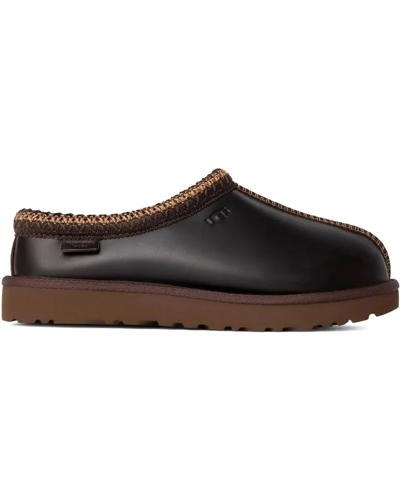 UGG w Tasman Lthr Regen Braun