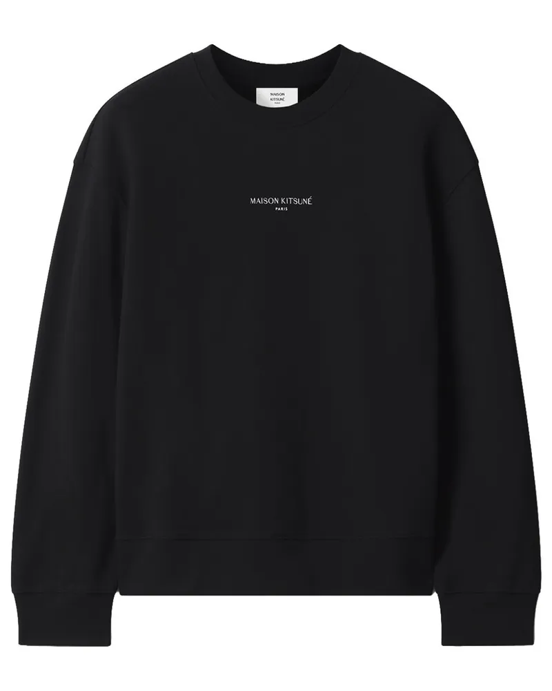 Kitsuné Comfort Sweatshirt Mrmjs10km0341 Schwarz