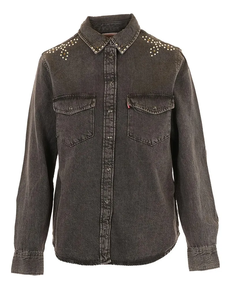 Levi's Iconic Western Bejewled Western Schwarz
