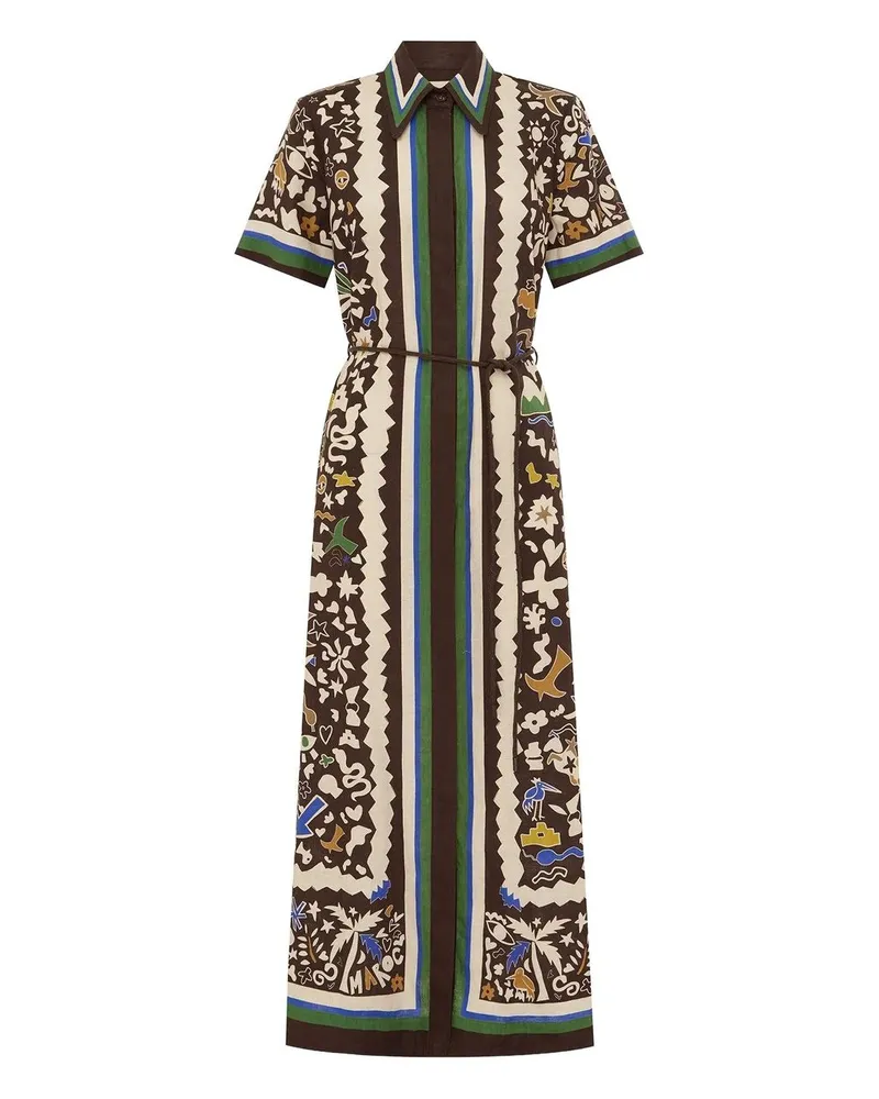 ALEMAIS Maroc Shirtdress Mehrfarbig