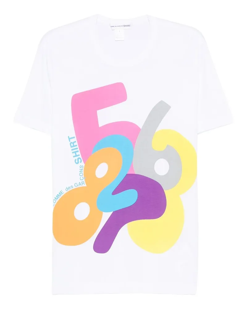 Comme des Garçons Mens T-shirt Knit Weiß