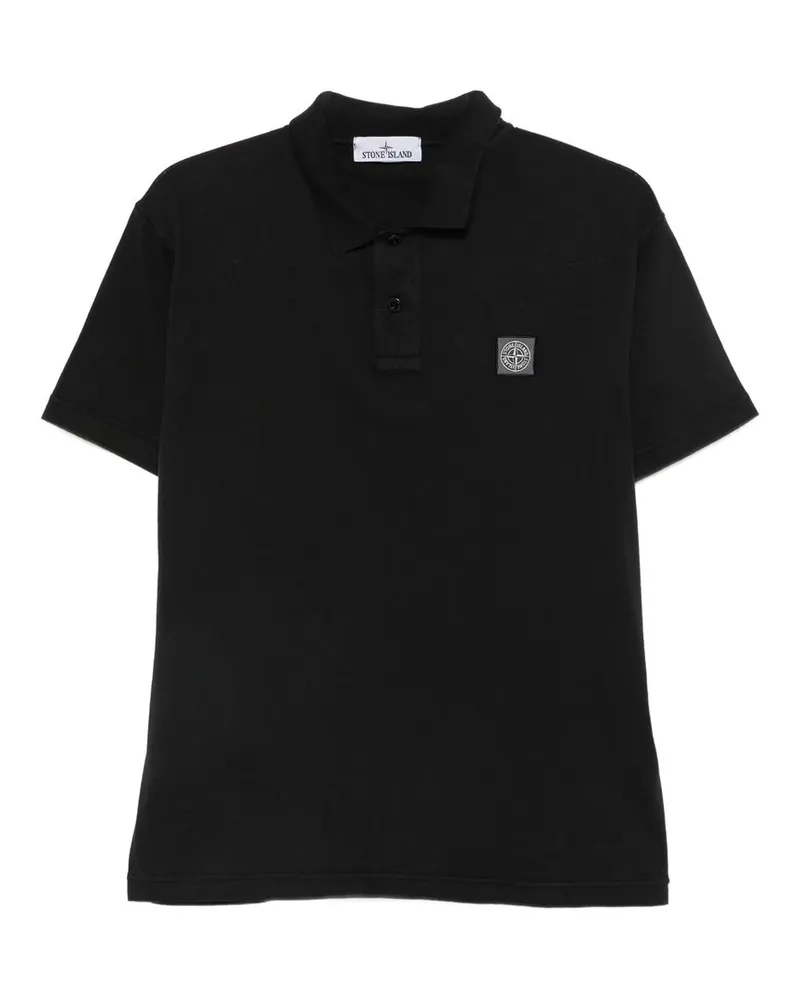 Stone Island Polo Shirt Schwarz