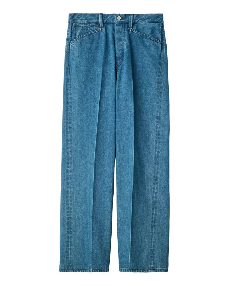 Christophe Lemaire Straight Leg 5 Pockets Blau