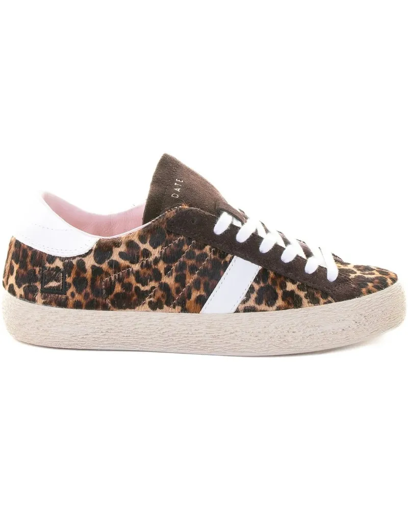 D.A.T.E. Hill Low Leopard Mehrfarbig