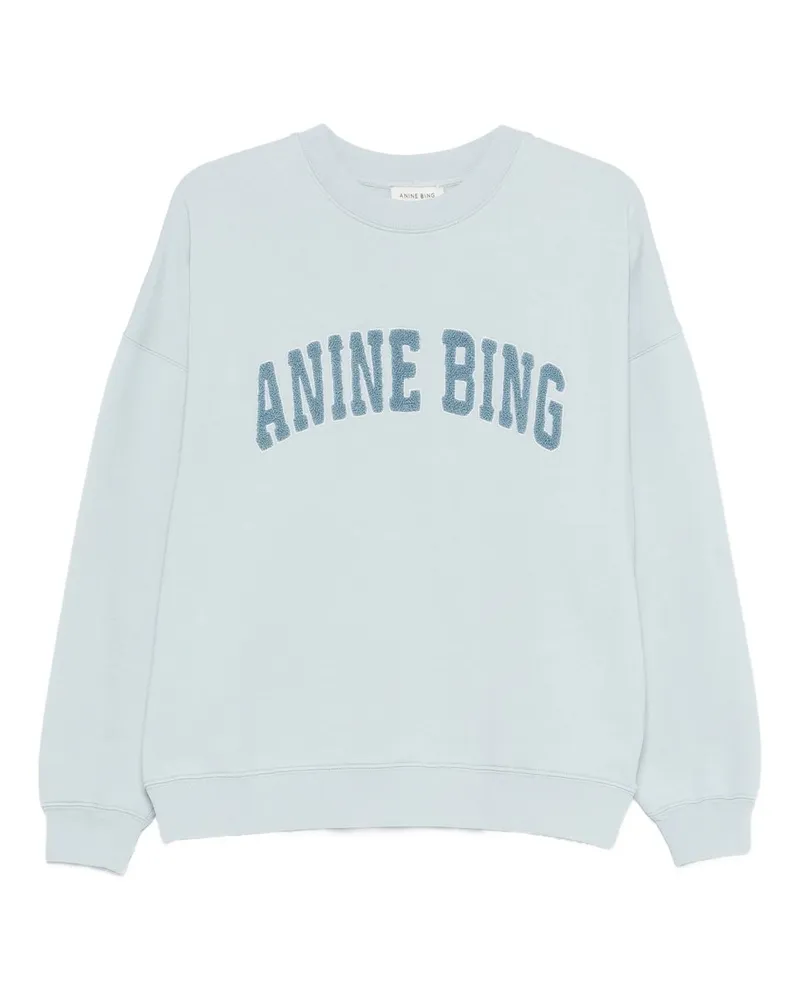 Anine Bing Miles Sweatshirt   Pale Blue Mehrfarbig