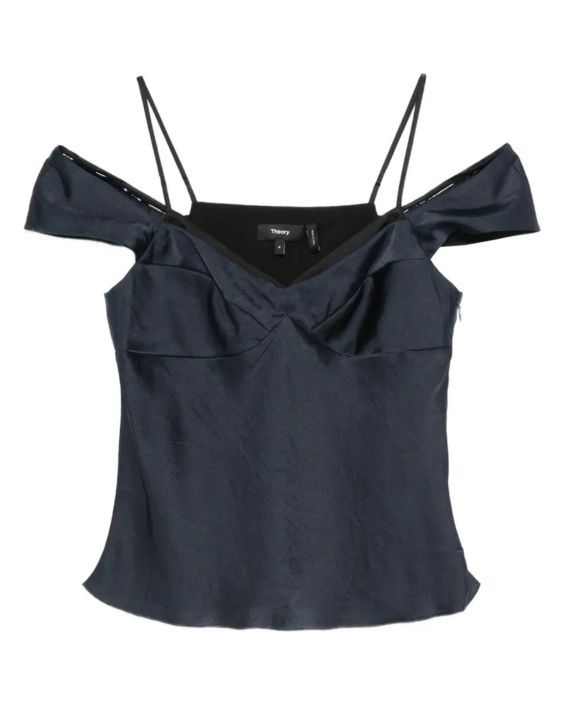 Theory ss Peek Cami Top.cru Blau