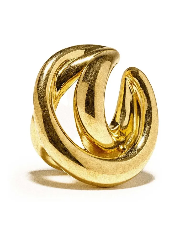 PANCONESI Triptych Ear Cuff Gold