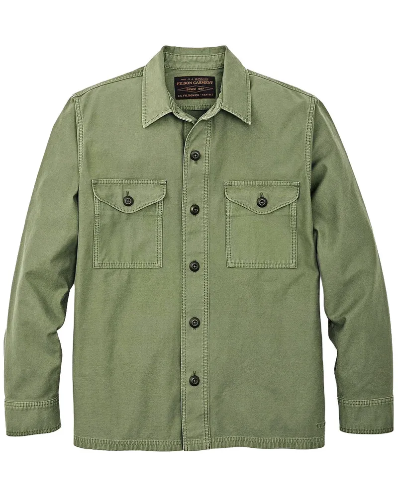 Filson Field Jacket-shirt Fmosh0015 Grün
