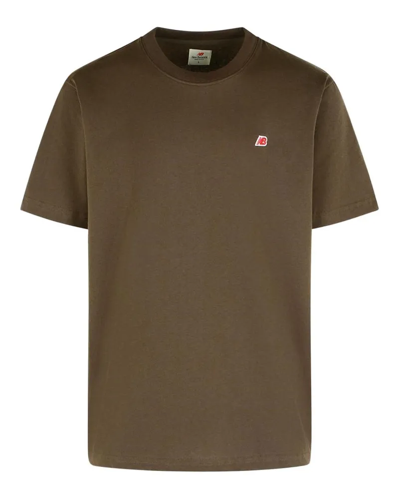 New Balance T-shirt Braun