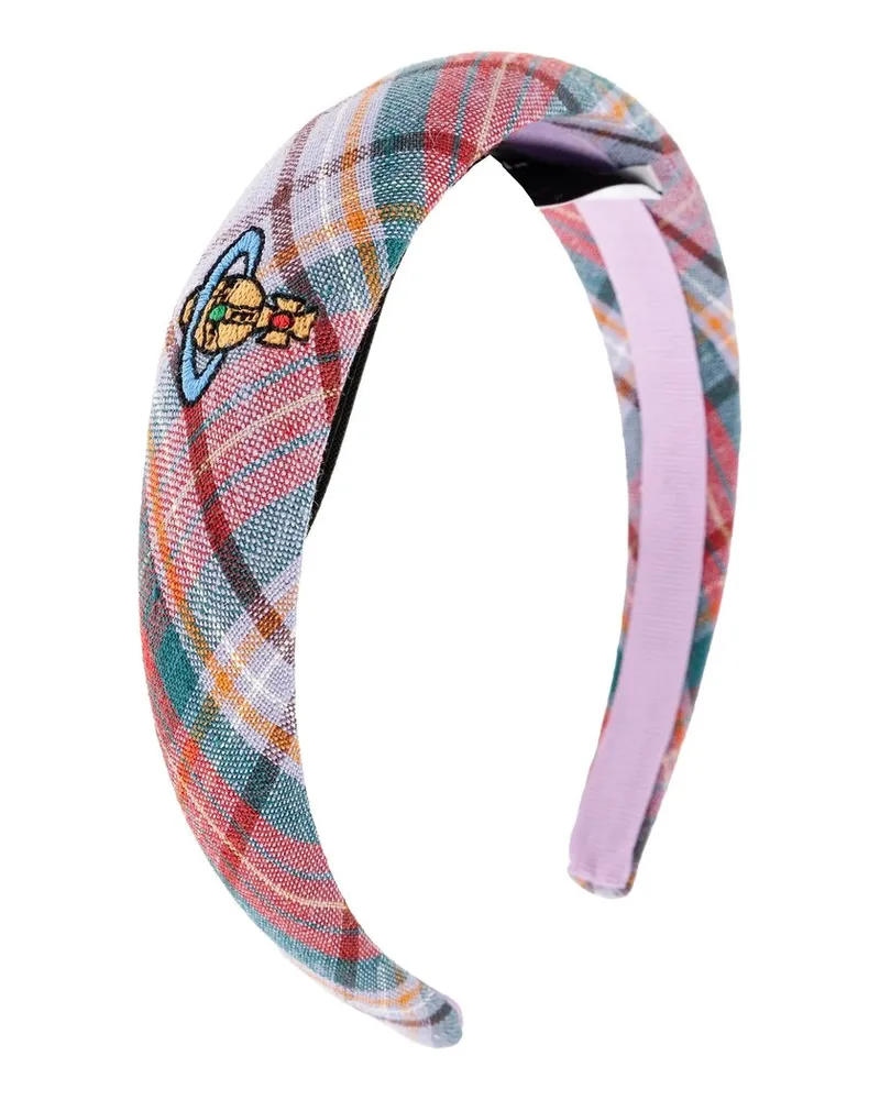Vivienne Westwood Rtw Tartan Slim Hairband Mehrfarbig
