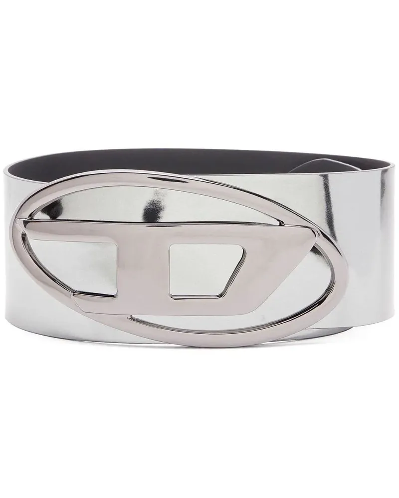 Diesel Oval d Logo B-1dr 80 Gürtel X09710p1660 Grau