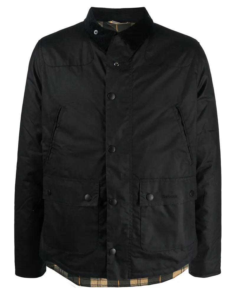 Barbour Reelin Waxjacke Mwx1106ny92 Blau