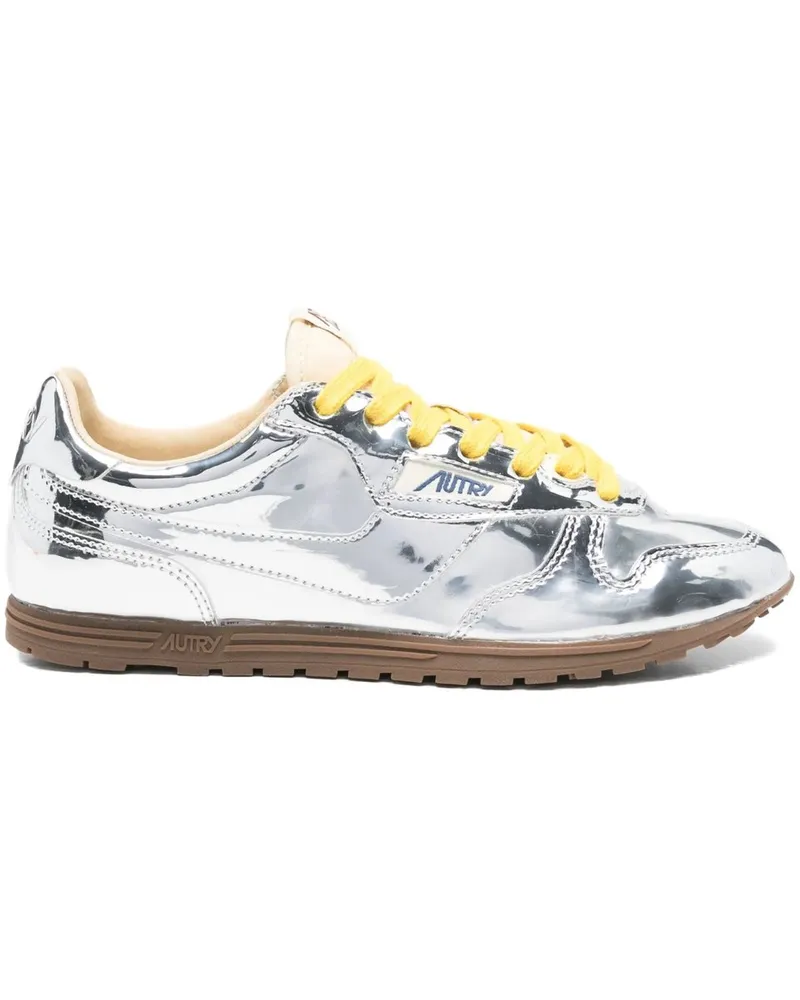 AUTRY Windspin Low Woman Mirror/nyl Silber